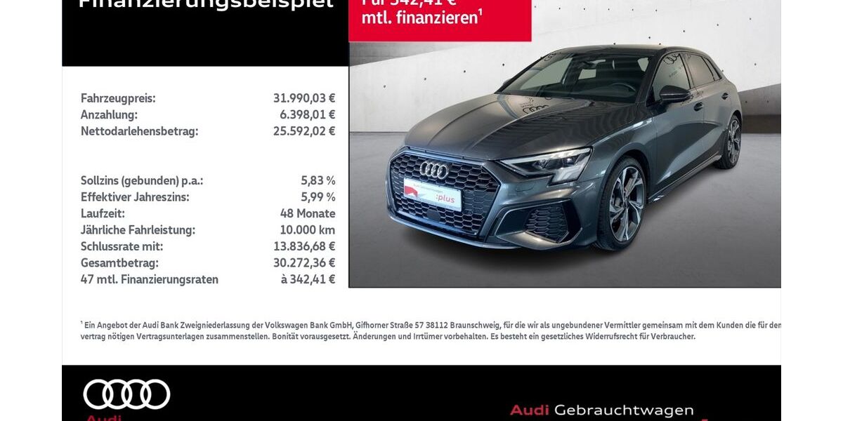 Audi A3 3.965 km 30.990 &euro; Rostock 18059