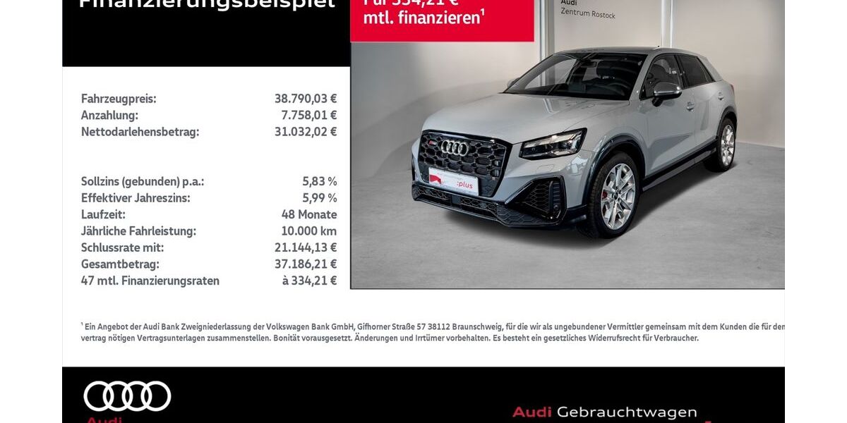 Audi SQ2 9.820 km 37.990 &euro; Rostock 18059