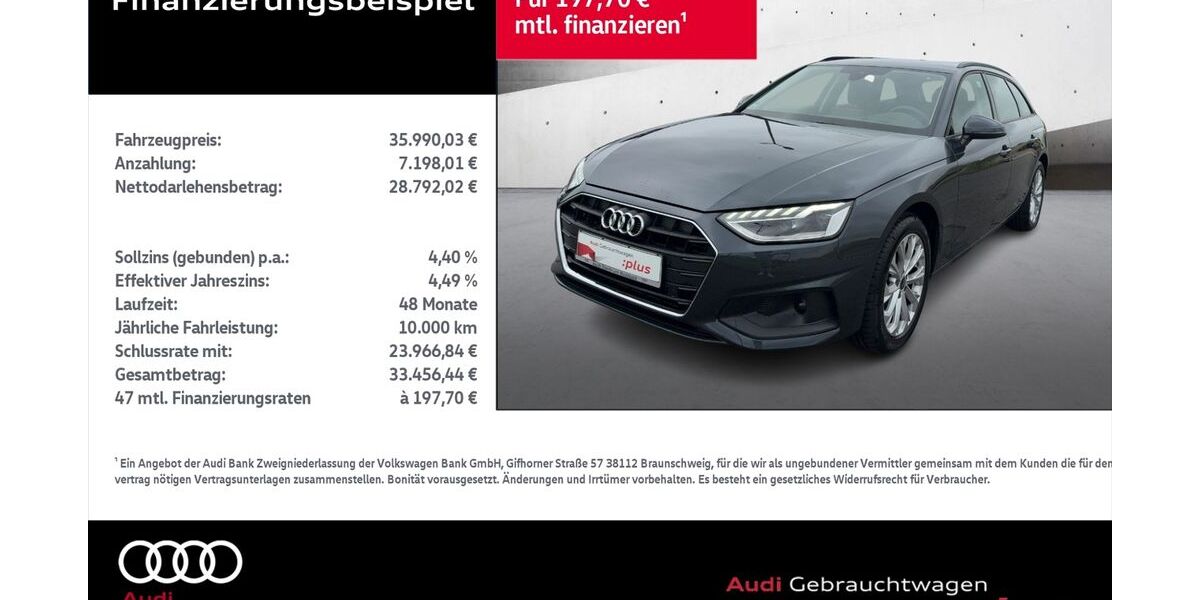 Audi A4 11.226 km 34.890 &euro; Rostock 18059