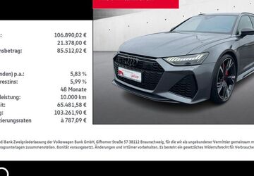 Audi RS6 40.345 km 104.990 &euro; Rostock 18059