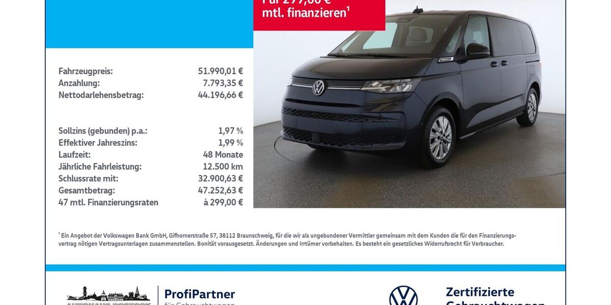 VW T7 Multivan 26.500 km 51.990 &euro; Rostock 18146
