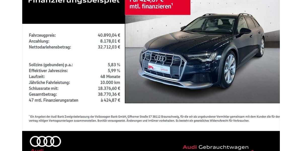 Audi A6 Allroad 132.519 km 40.890 &euro; Rostock 18059