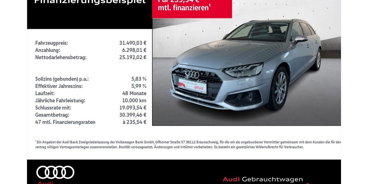 Audi A4 40.689 km 29.990 &euro; Rostock 18059