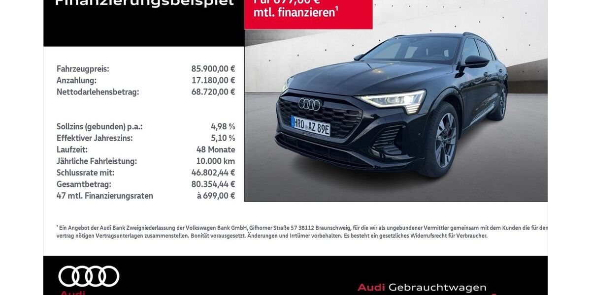 Audi Q8 4.500 km 85.900 &euro; Rostock 18059