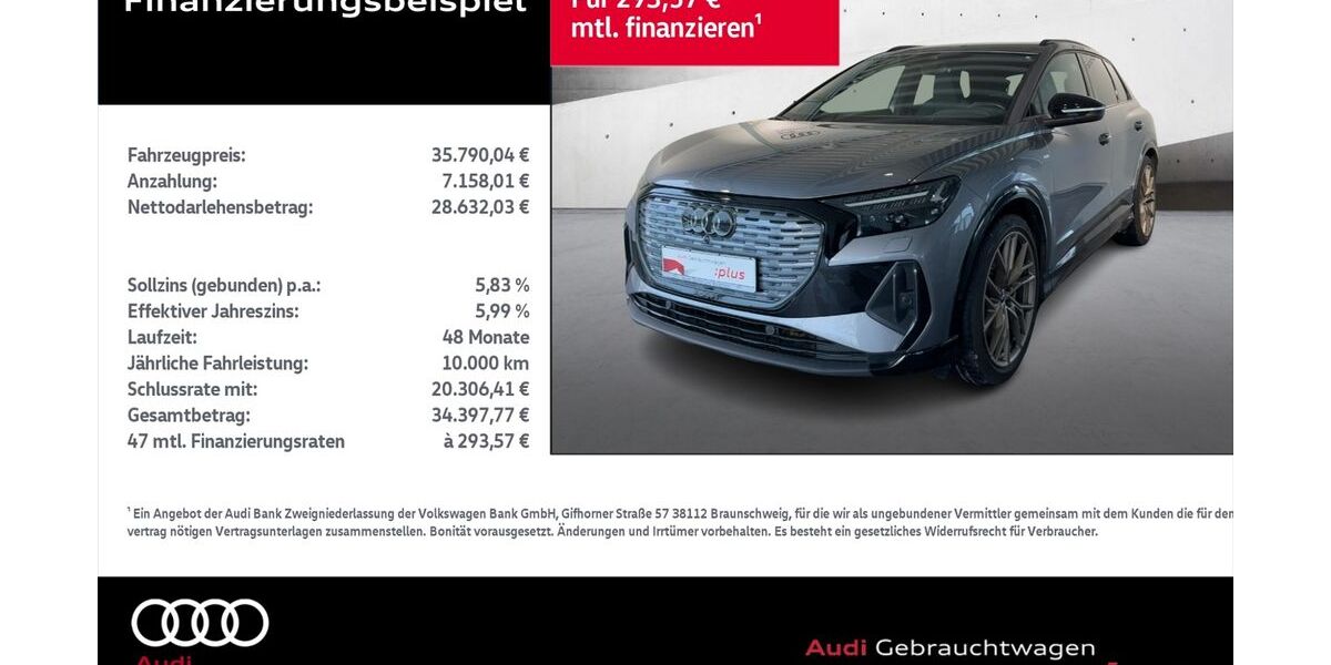 Audi Q4 38.507 km 35.790 &euro; Rostock 18059